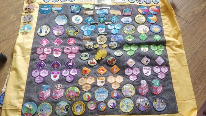 How to Display and Re-arrange Badges