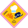 Brownies jobs interest badge