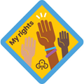 Brownies my rights interest badge