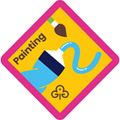 Brownies painting interest badge