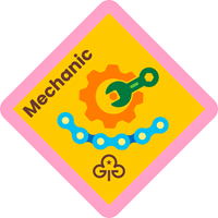 Brownies mechanic interest badge