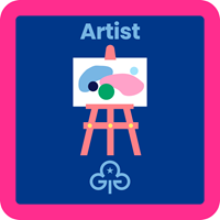 Guides artist interest badge