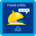 Guides food critic interest badge