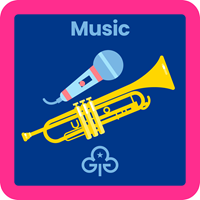Guides music interest badge