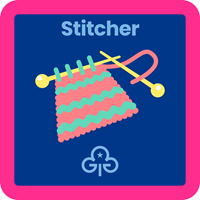Guides stitcher interest badge