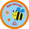 Rainbows bee rescuer interest badge