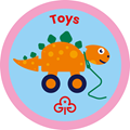 Rainbows toys interest badge