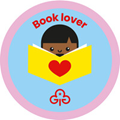 Rainbows book lover interest badge