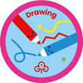 Rainbows drawing interest badge