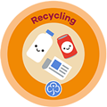 Rainbows recycling interest badge