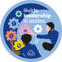 Guide leadership in action badge